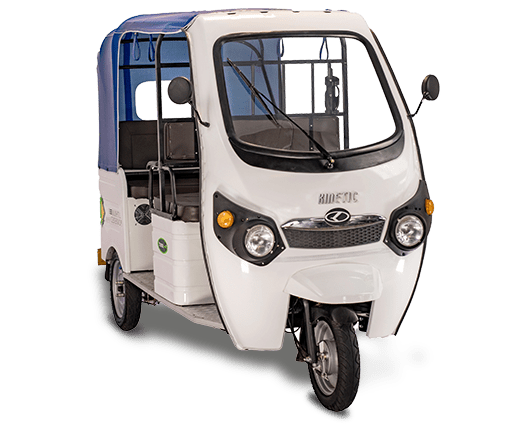 kinetic electric rickshaw