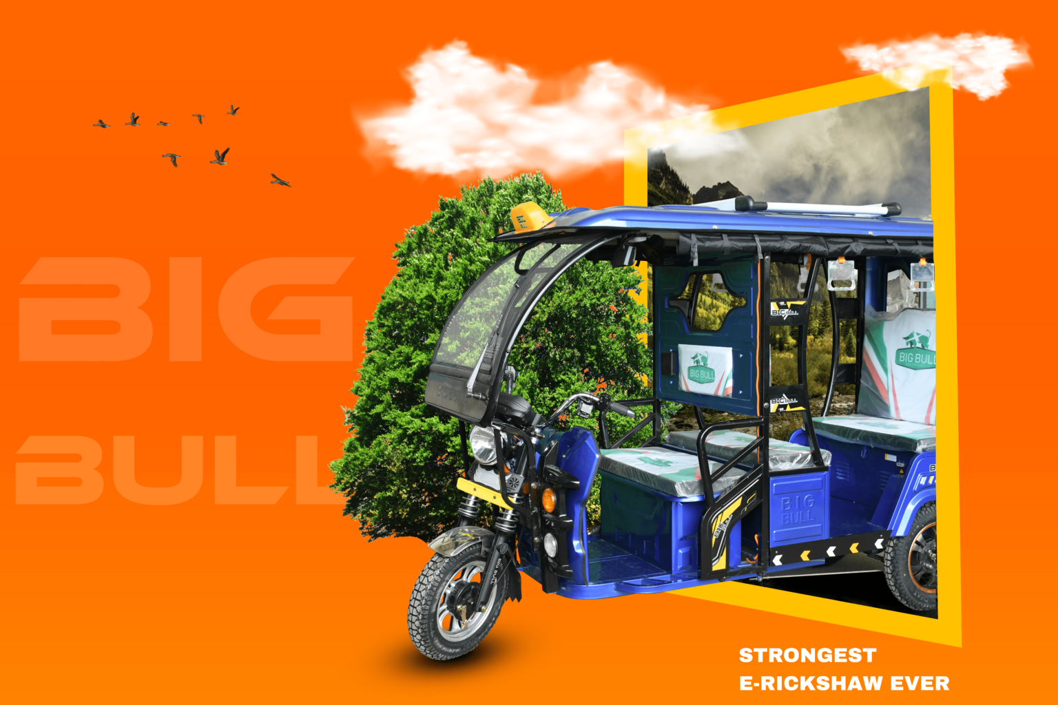 Big Bull E Rickshaw in Odisha